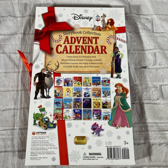 Disney Story Book Advent Calendar 2020 NWT - Picture 10 of 10